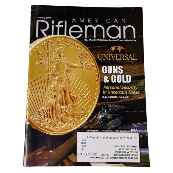 American Rifleman NRA Magazine January 2011 Vol 159 No 1 u National Rifle Associ - Picture 2 of 13